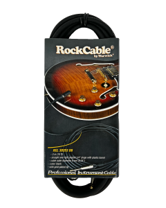 Cabo de Instrumento RockCable Angulado / Reto, 3 m / 9.8 ft - RCL 30253 D6 - PRETO