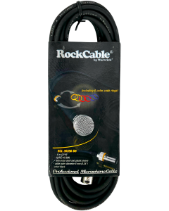 Cabo P/ Microfone RockCable XLR (Masculino) / XLR (Feminino), Codificado por Cores - 6 m / 19.7 ft - RCL 30356 D6